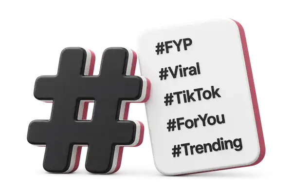 Charcoal hashtag and trending video tags
